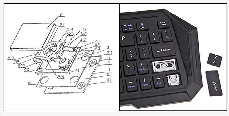 fold Bluetooth keyboard14