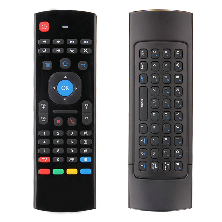 New 2.4G Wireless Remote Control Keyboard Mouse with USB Receiver For XBMC For Android TV Box Smart TV Promotion