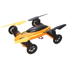 New Orange 4CH 6-Axis Helicopter 2.4GHz Sky Land Car RC Quadcopter 360 Degree Drone With Remote Control BD
