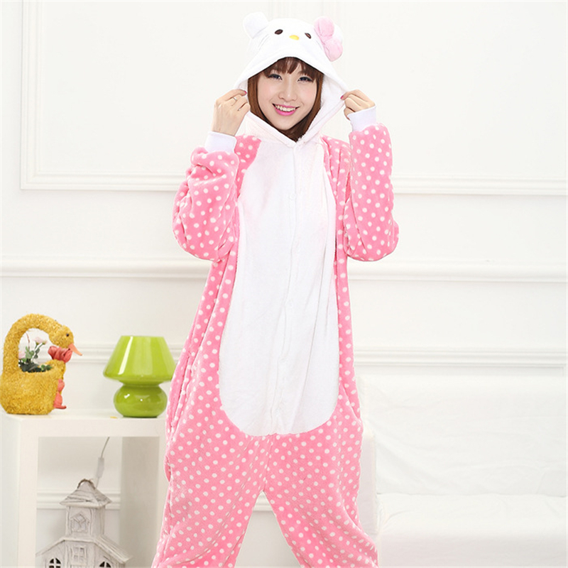 aliexpress buy pink stitch kt cat pajama sleepwear pajamas for animal aliexpress buy pink stitch kt cat pajama sleepwear pajamas for animal