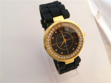 Ms jitter diamante reloj del silicón, reloj de cuarzo SOKI ocio reloj de la marca