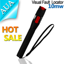 Free shipping 10MW Red Laser Light Fiber Optic Cable Tester Visual Fault Locator Checker optical power mete for 10KM