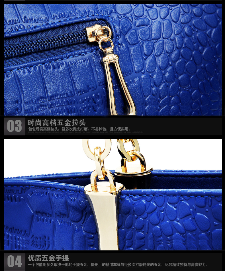 2015 Fashion Brand GENUINE LEATHER Handbag Women Vintage Tote Cow