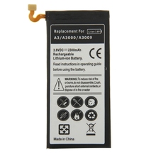 2300mAh High Capacity Rechargeable Replacement Li ion Mobile Phone Battery for Samsung Galaxy A3 A300 A3009