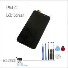 Original 6.44″ For UMI C1 LCD Display With Touch Digitizer Screen Full Assembly+Frame For UMI Cross Vinus C1 Screen