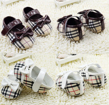 30 pairs/lot New Newborn Baby Anti-slip Mary Jane Shoes