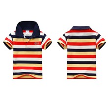 new 2015 spring fashion Retail Kid Boys Stripe Shirt Cotton Blouset for baby boy tops blouse