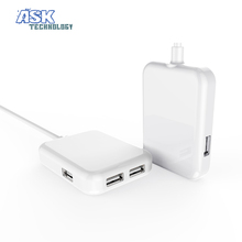 US EU Plug 15W 3.1A USB Charger Dock Wall 4 Ports Mobile Phone Adapter For iPhone 5 6 iPad Samsung Xperia Charging Wholesale