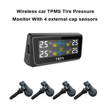 Wireless Tire Pressure Monitoring System Car TPMS with 4 Internal Car sensor
