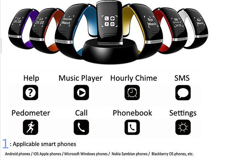 L12s oled     u bluetooth sms   smartwatch  iphone htc google nokia android-  