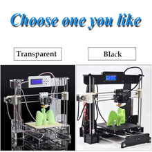 Big size 220 220 235mm High Quality Precision Reprap Prusa i3 3d Printer DIY kit with