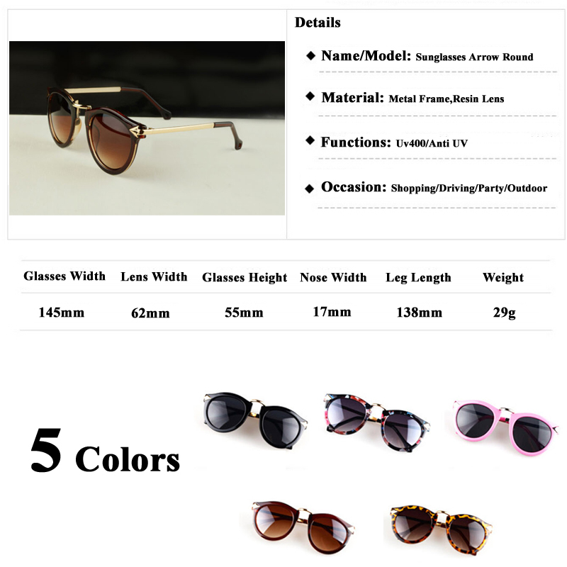 Tinize винтажный солнечные очки женщины ретро очки очки стрелка стиль металл пк рама UV400 защиты женщины в унисекс солнечные очки
