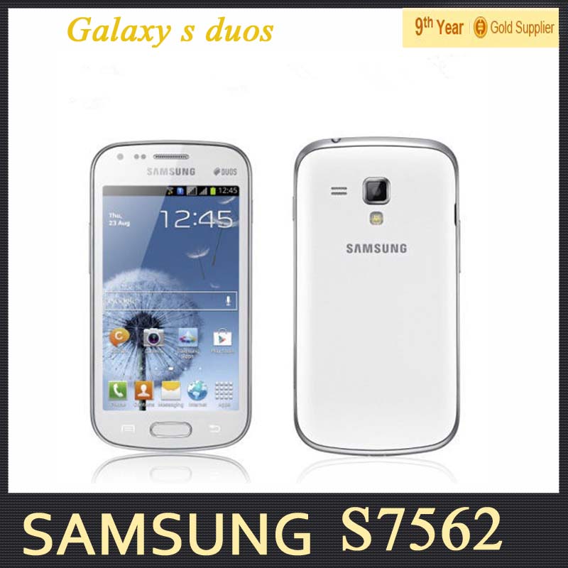 Original Samsung Galaxy S Duos S7562 cell phone 5MP camera wifi GPS 3g android 4 0