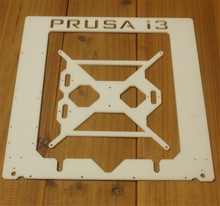 Prusa I3 Hephestos 3D printer white arylic laser cut frame kit white color Single Sheet Framebase 3D Printer DIY 6 mm