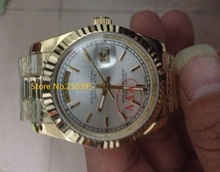 Papeles que hombres relojes mecánicos 36 mm zafiro relojes para hombres relojes de A1
