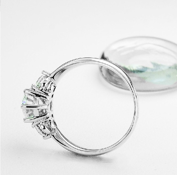 ... Wedding Rings For Women 925 Silver Ring White Gold Plated Finger Ring