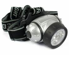 Free Shipping 12 LED Bright Headlight Torch Headlamp Head Lamp Light With Adjustable Strap