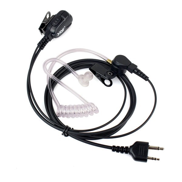 2 Pin Acoustic Tube Earpiece Mic PTT Headset (11)