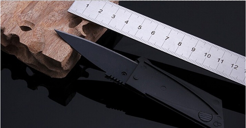 10PCS LOTS Security Selling Credit Card Knife Wallet Folding Safety Knife Pocket Camping Hunting knife