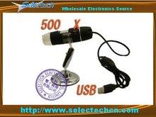 Hot Sales 2 0M 500X USB Microscope With Measure Tools and 8 LED light SE DM