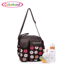 Fashion Large capacity flower printing waterproof Nappy bag maternity Nursing baby bag Mothers insulating shoulder bag TM32367