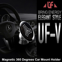 Magnetic 360 Degrees Car Mount Kit Holder Steelie Magnet Mount Car Dashboard Stand mini Phone Holder for iPhone Samsung or GPS