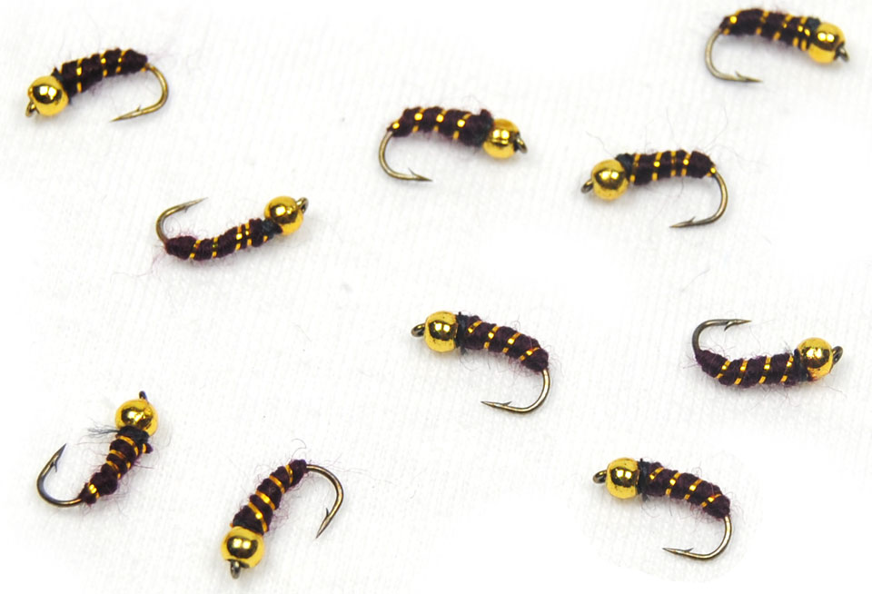 Great for Trout and Bream Hand tied size 10 barbless white/black Caddis fly