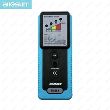 Auto Car Brake Fluid Tester Handheld Truck LED 180 Degree Pucker Build In Buzzer all-sun EM283