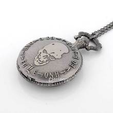 Vintage Antique Long Chain Bracelet Quartz Death Note Pocket Watch Free Shipping Christmas gift P185