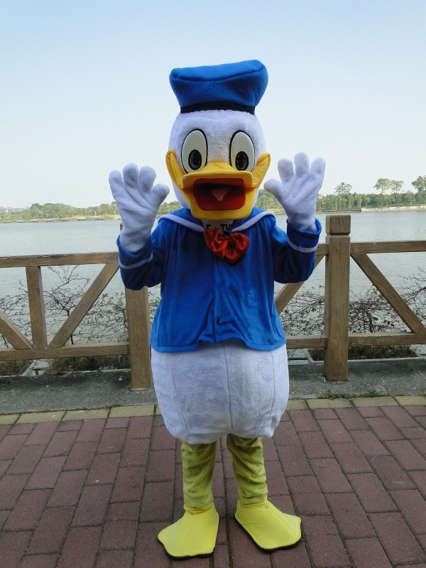 Купить "Adult Donald Duck Mascot Costumes Free ShippingDonald Duck mas...