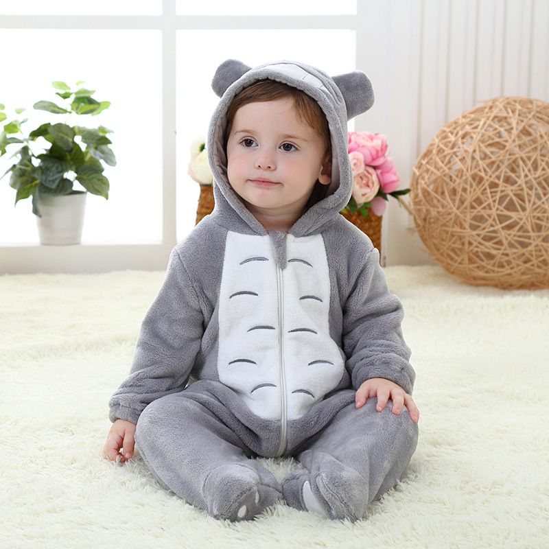 Snowsuit Flannel Winter Baby Rompers Newborn Baby Boy Clothes Infant Girl Clothes Christmas Costume Bebe Minion Toddler BCK111
