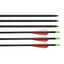 Adult or youth archery bow targeting 500 spine practice carbon arrow 30 5 with 3 arrow