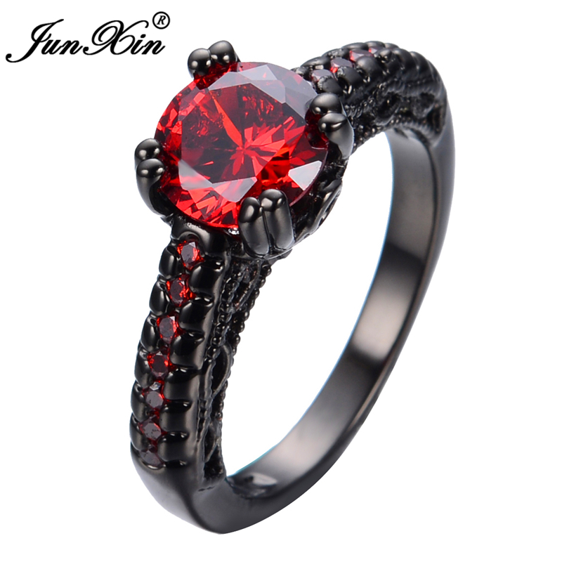 Aliexpress.com : Buy Junixn Retro Vintage Round Zircon Ring Ruby 