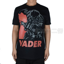 2015 Spring And Summer Contton Men Casual Fashion Short Sleeve T-shirt Star Wars Attack Death Vader George Middot Lucas T shirt