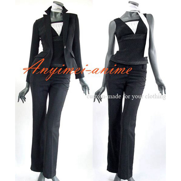 Free Shipping Women s Pant Suit The Business Cosplay Costume Tailor made