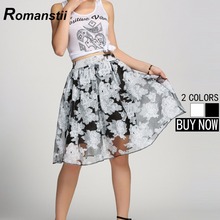 Summer High Waist Fluffy Women Skirts Female Lady Femme Femininas Feminine Tutu Lolita White/Black Adult Tulle Sun Kilt 2016