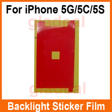 100 Pcs Lot LCD Backlight Sticker Film Refurbishment Replacement Repair Spare Parts For iPhone 5 5C