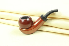 Men’s Wooden Pipe Tobacco Smoking Pipe Hot sales Durable Wooden Smooth Standard chimney Handmade Fashing