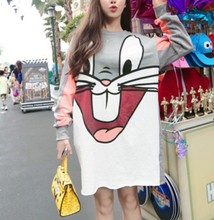 High-quality Hot 2014 New Fashion Casual Sweater Exclusive Custom Color Matching Hoodies Loose All-match Dress Female Sweatshirt