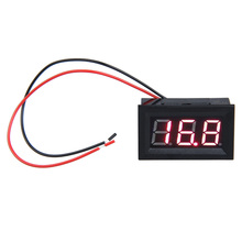 0.56inch LCD DC 3.2-30V Red LED Panel Meter Digital Voltmeter With Two-wire HB88