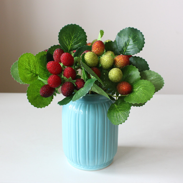 Online Get Cheap Artificial Strawberry Plants Aliexpress