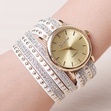 new 2015 Geneva designer women’s watches fashion popular diamond jewelry leather bracelet woman quartz watch relogios femininos