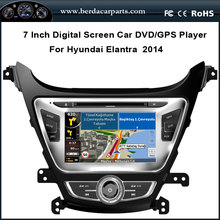 Car DVD Player For Hyundai Elantra 2014 With GPS Navigation Stereo Radio Bluetooth Free Map (TV option)