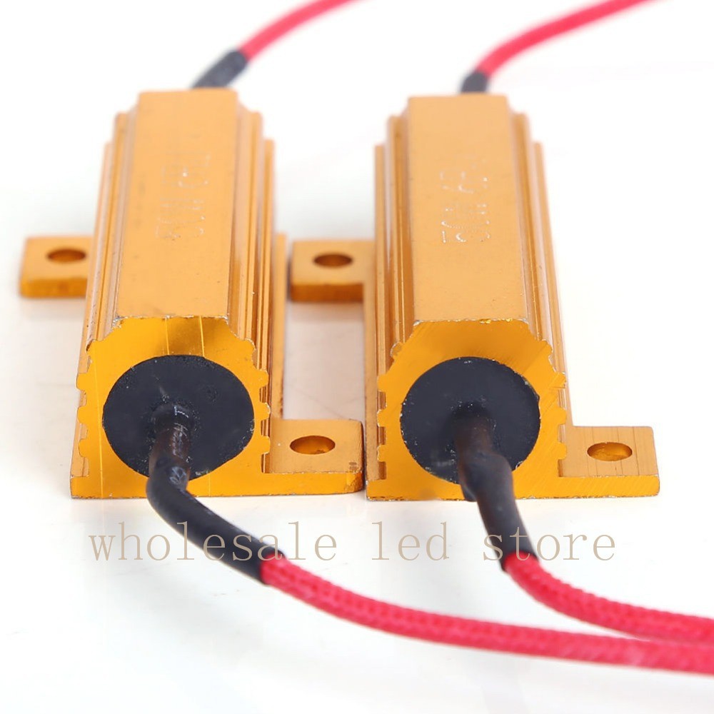 Turn-Signal-Load-Resistor-Blinker-Fix-4pc-Led-Decoder-50W6R-Metal-Resistance-Hot (3)