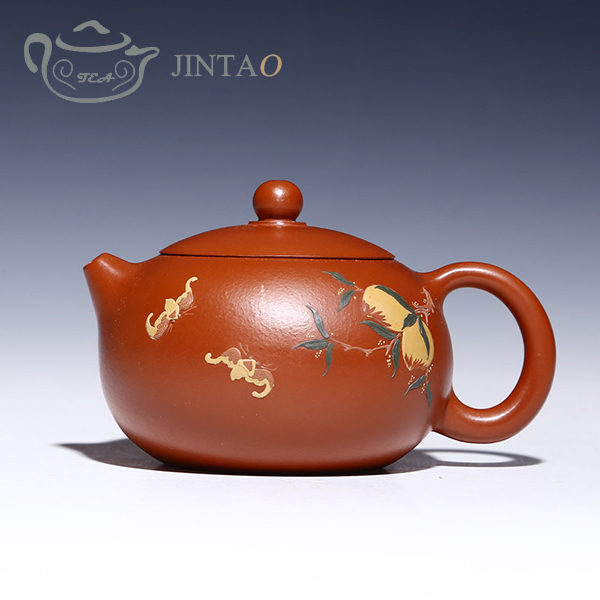 Yixing purple clay painting XISHI teapot zisha sand tea pot kungfu set 280ml JN1309