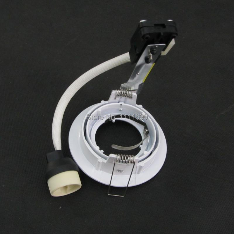 White Plastic GU10 Spotlight Ceiling Fitting Light Bulb Lamp Holder Socket
