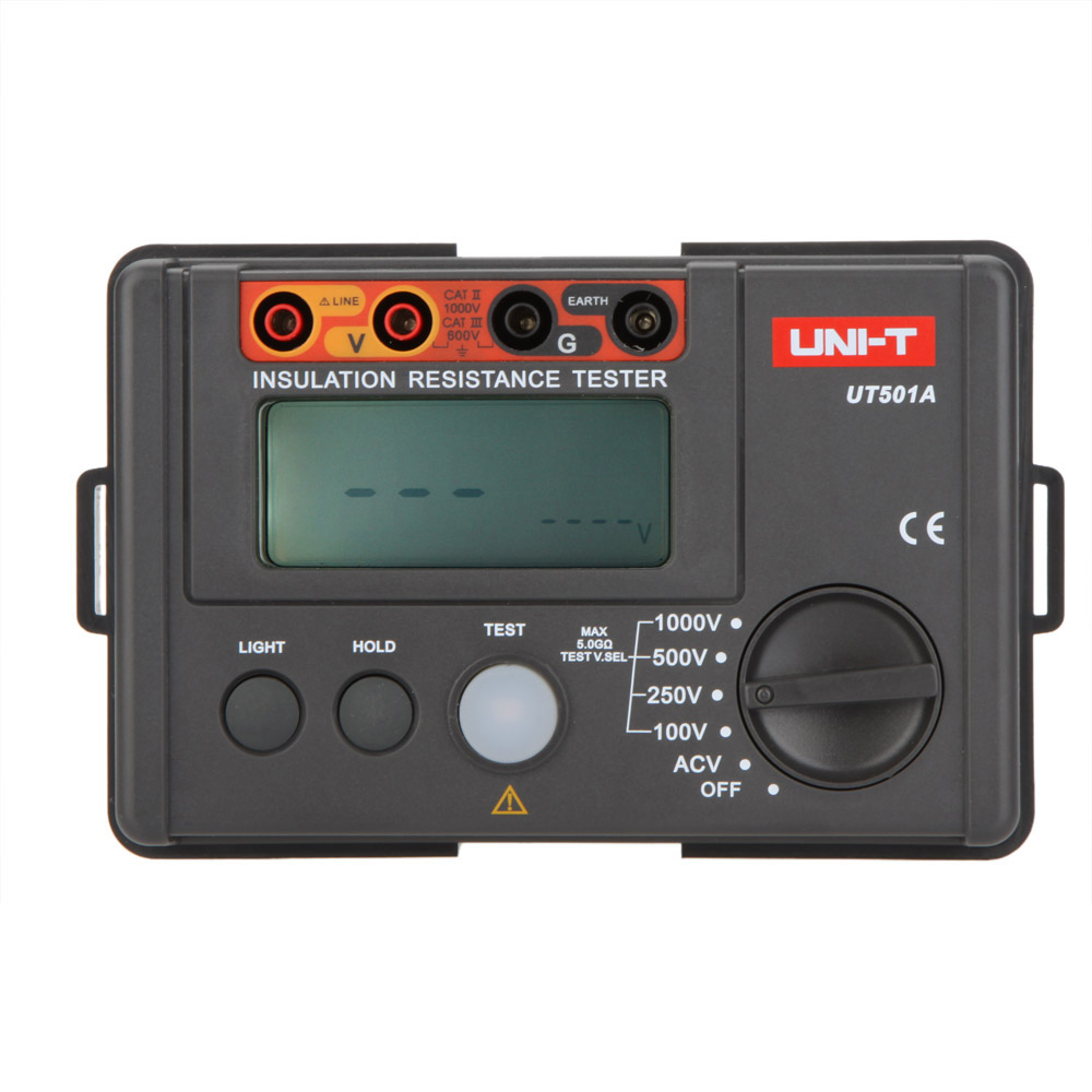 Здесь можно купить  UNI-T UT501A 1000V Insulation Resistance Meter Ground Megohmmeter Voltmeter w/LCD Backlight Digital Earth Tester Megger  Инструменты