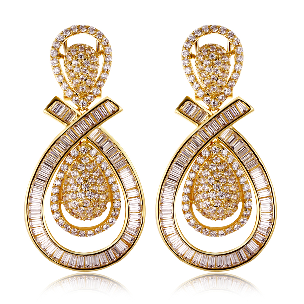 Stud earring earrings female top aaa zirconium diamond fashion accessories earring