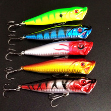 1 Pieces Hot Sale Top water Fishing Lure Popper  Hard Bait Big Mouth Bass Poper Artificial Lures 9cm 12g