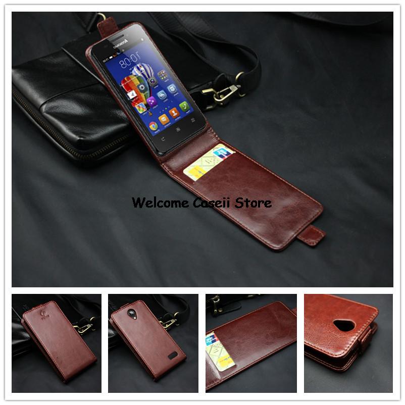 For A319 Case Magnetic Vertical Stand Flip Leather Phone Cases For Lenovo A319 Smartphone Case with